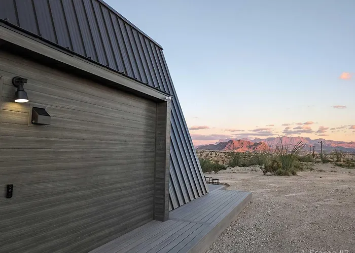 Stardust Big Bend Luxury A-Frame#10 With A Fab View