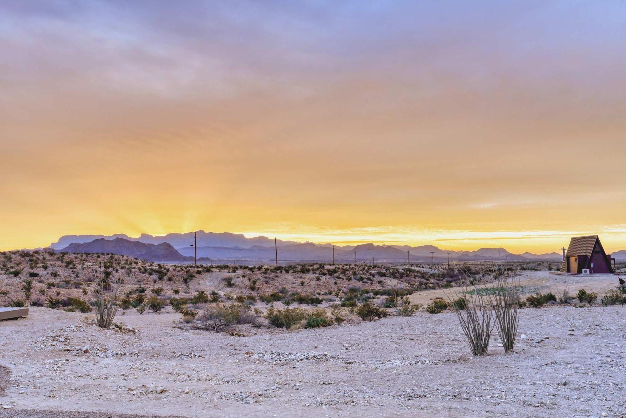 Stardust Big Bend Luxury A-frame#10 With A Fab View Holiday home Terlingua