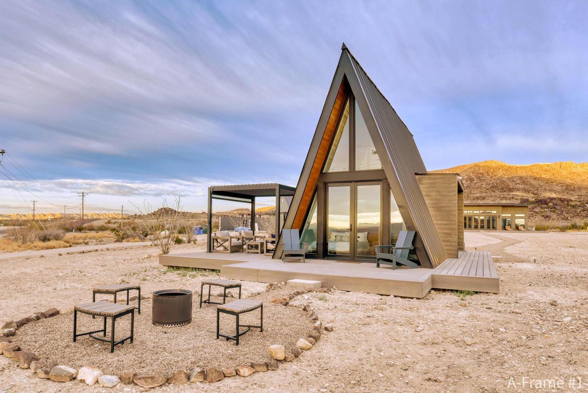 Stardust Big Bend Luxury A-frame#10 With A Fab View Holiday home Terlingua