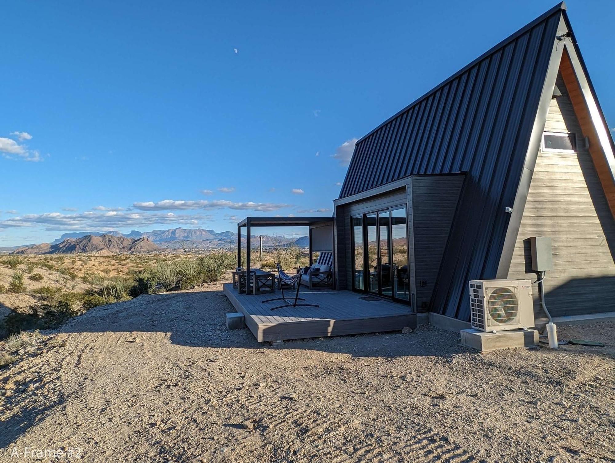 Stardust Big Bend Luxury A-frame#10 With A Fab View Terlingua