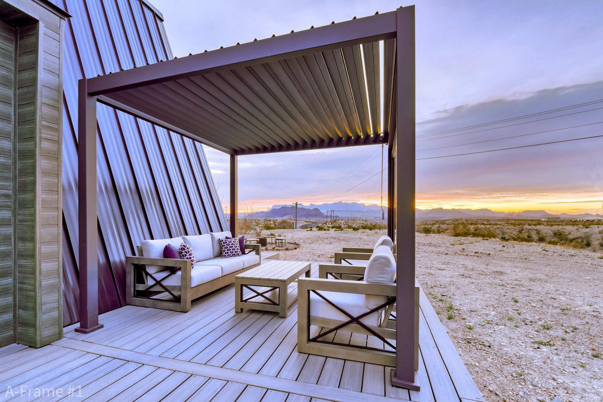 Stardust Big Bend Luxury A-frame#10 With A Fab View
