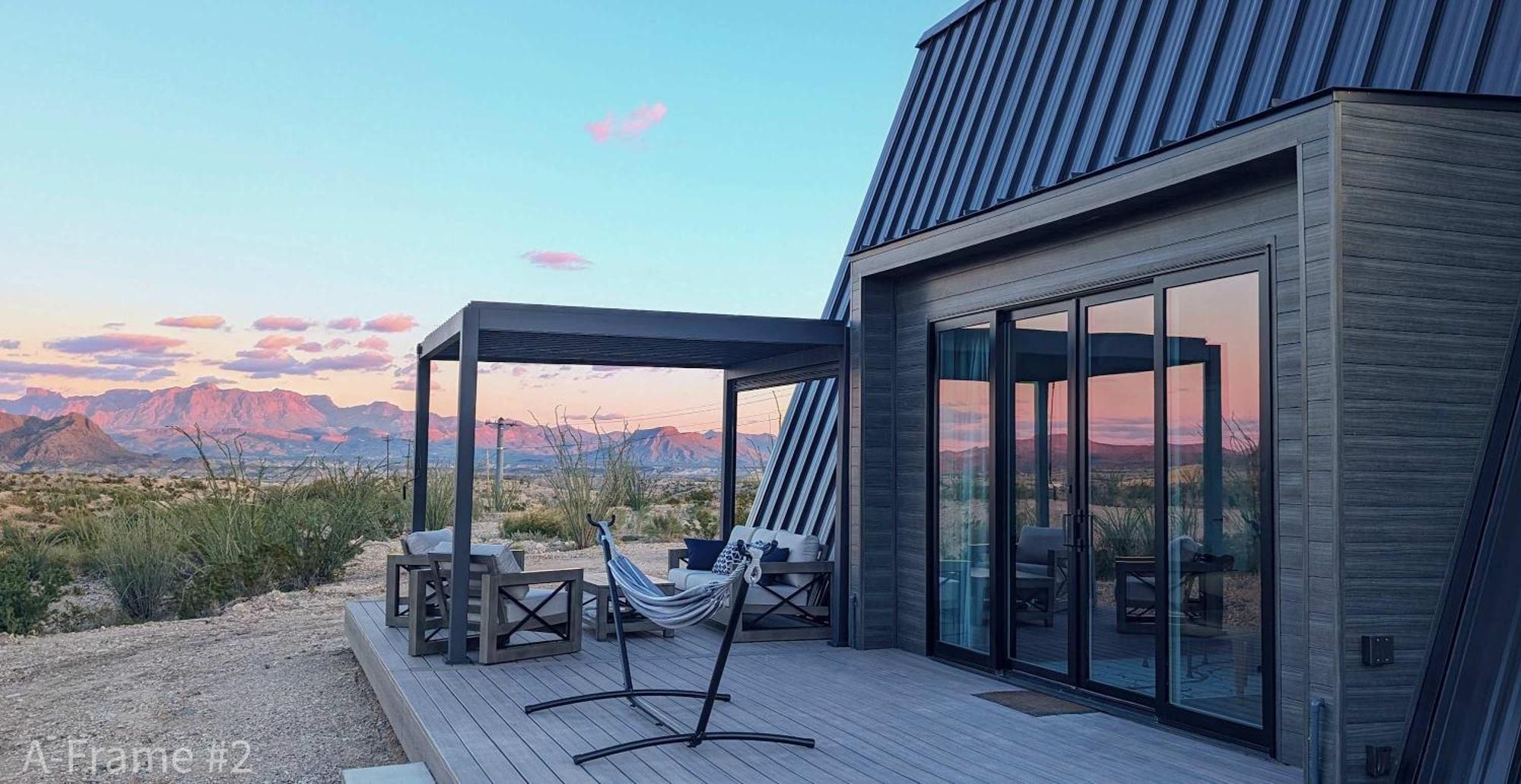 Stardust Big Bend Luxury A-frame#10 With A Fab View